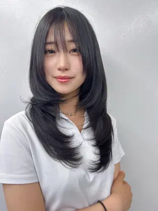 セミロング レイヤー/エクステ alpha下妻のヘアスタイル