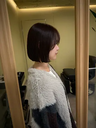 ショート カラー 伶風/ボブ/ ハッシュカットのヘアスタイル