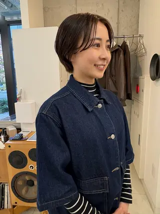 ショート カラー eri kinjoのヘアスタイル