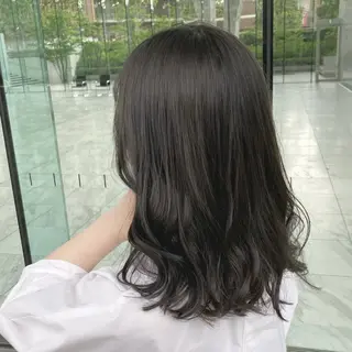 カラー 💖ブリーチなし透明 感💖ASAHIのヘアスタイル