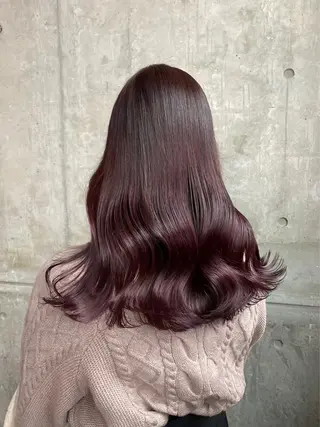 ロング 艶カラー美髪縮毛矯正 /髪質改善✨️ユウキのヘアスタイル