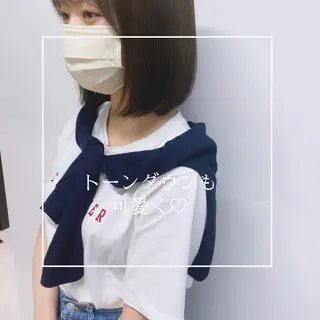 ショート カラー マンツーマン半個室 tamuraのヘアスタイル