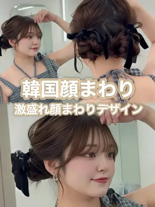 ロング カラー 韓国ヘア/レイヤー/ 顔まわり足立遥奈のヘアスタイル