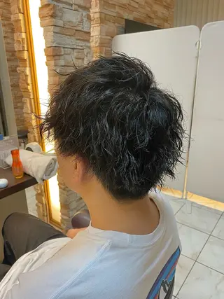 メンズ ⭐️メンズパーマ /カラー宮野翔のヘアスタイル