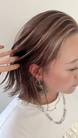 ミディアム カラー カットモデル✂️ ゆうかのヘアスタイル