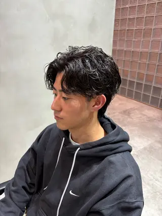 ミディアム パーマ fifth/渋谷/ パーマ/イクミのヘアスタイル