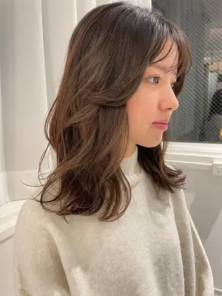 ミディアム カラー ヘアアレンジ yuu /N° 大分中央町店のヘアスタイル