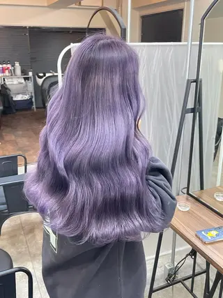 ミディアム カラー パーマ ヘアアレンジ メンズ キッズ ネイル マツエク・マツパ アイブロウ 切りっぱなしヘアボブ ミディアムヘアRYOのヘアスタイル