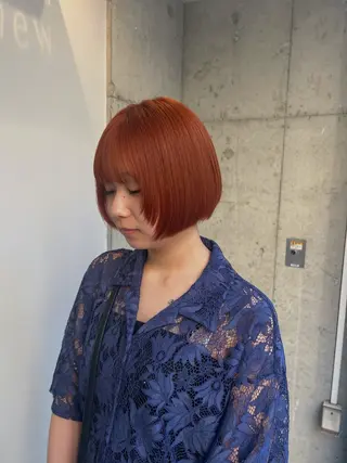 ショート カラー 🌝ぷる艶ハイトーン 柔らかヘア🍅まあやのヘアスタイル