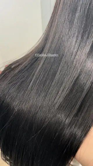 カラー 森 はるかのヘアスタイル