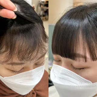 ショート カラー パーマ ヘアアレンジ マツエク・マツパ 透明感カラー🫧ヘア セット🫧松本菜月の眉毛・アイブロウイメージ