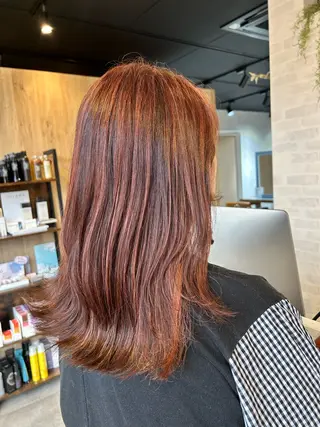 ミディアム カラー ショート/レイヤー 🎀細沼玲花のヘアスタイル