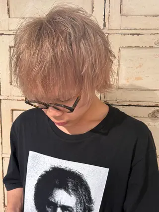 ショート カラー メンズ RorriM natsuのヘアスタイル
