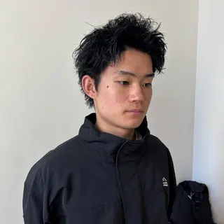 ショート パーマ メンズ men's/perm colorDaijuのヘアスタイル