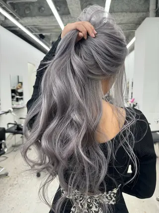 カラー Asami/名古屋/ ハイトーン/デザインのヘアスタイル