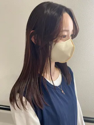 ロング カラー 寒河江 友花のヘアスタイル