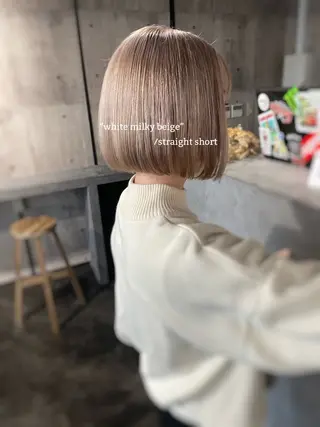 ショート カラー 山田隆成/韓国カット バレ、ハイライト得意のヘアスタイル
