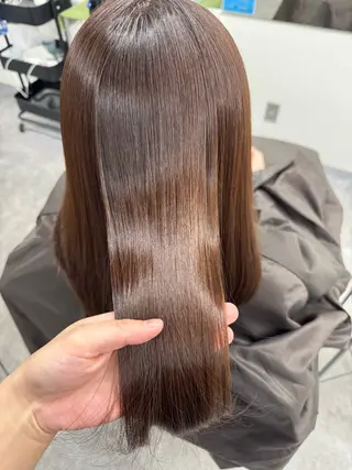 セミロング 髪質改善メニュー 長井 美佐子のヘアスタイル