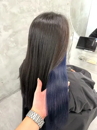 ロング カラー yuuna ✮ door whiteのヘアスタイル
