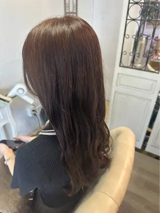 セミロング カラー Rio /eMu☆･:*のヘアスタイル