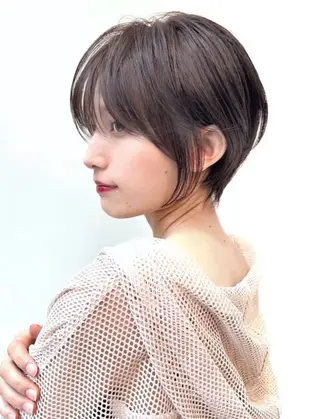 ショート カラー カット無料｜レイヤー カット｜韓国モテへアのヘアスタイル