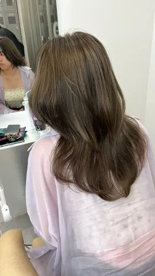 セミロング カラー ”骨格似合わせ” 美容師NAKOのヘアスタイル