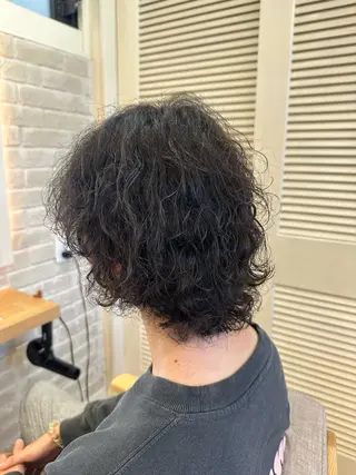 パーマ メンズ ✄折橋 彩花🐶🍑のヘアスタイル