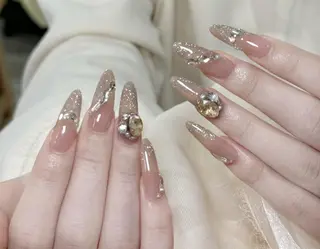 ネイル By moonネイル 🌷ワンホン/韓国風のネイルデザイン