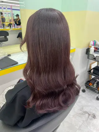 セミロング カラー パーマ ヘアアレンジ メンズ キッズ ネイル マツエク・マツパ アイブロウ 🐩推し活🐩 FUTABA🍒のヘアスタイル