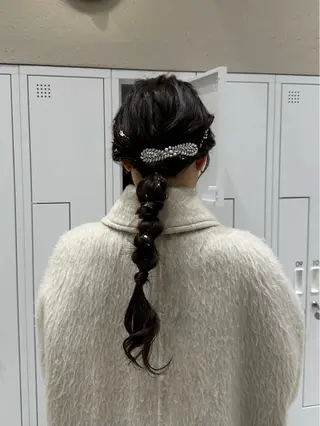 ロング ヘアアレンジ 銀座/ヘアセット/ 島村美帆のヘアスタイル