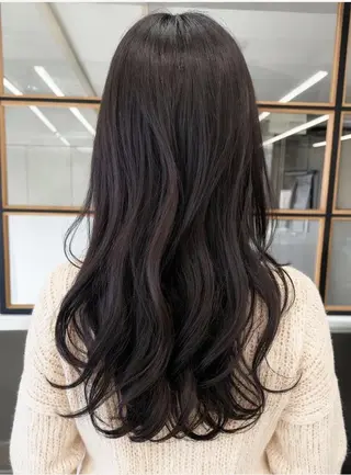 セミロング 川﨑 蓮二　透明感カラーのヘアスタイル