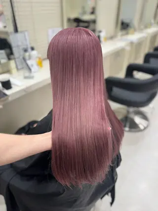 ロング カラー 🤎モテ髪＆透明感 ミルクティー🥣🤎のヘアスタイル