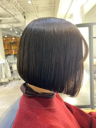 ショート ✨似合わせボブ✨ 縮毛矯正のヘアスタイル