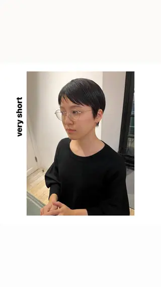 ショート カラー パーマ ヘアアレンジ メンズ キッズ マツエク・マツパ アイブロウ hiro【沿線で叶う 似合わせhair】のヘアスタイル