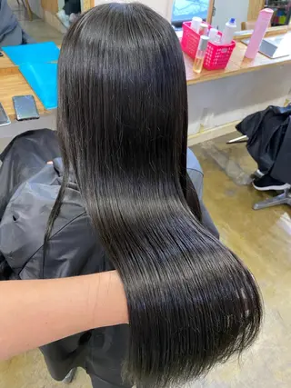 ロング カラー 和歌山髪質改善 那須優太のヘアスタイル