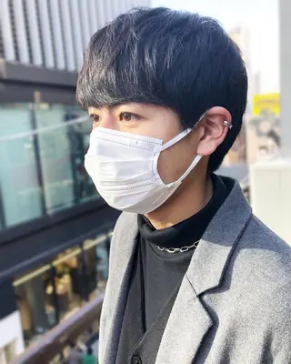 パーマ ヘアアレンジ メンズ ainico+所属・メンズ特化✂️栗原 侑也のヘアスタイル