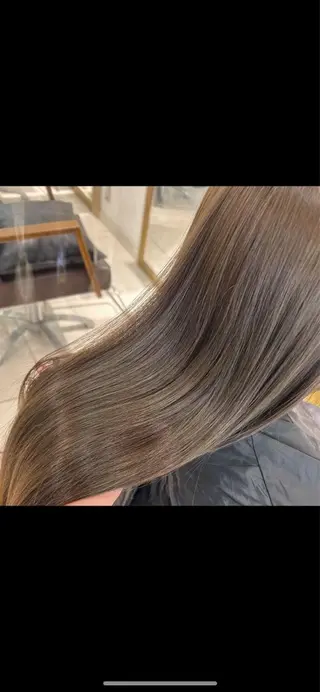 ロング カラー 透明感カラー 古山 結季🌙🖤のヘアスタイル