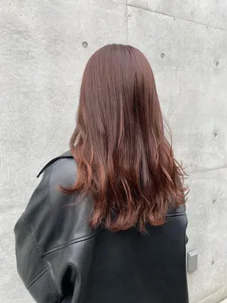 セミロング カラー ✨透明感カラー✨ 🦖佐々木未来🦕のヘアスタイル