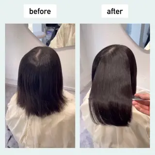 ミディアム ジョー/ 縮毛矯正の専門家のヘアスタイル