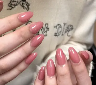 ネイル By moonネイル 🌷ワンホン/韓国風のネイルデザイン