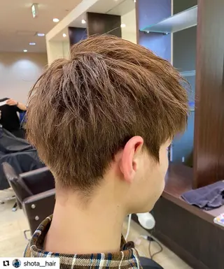 ショート カラー パーマ メンズ 🩷Eny terrace🩷のヘアスタイル