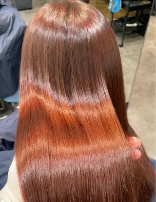 ロング カラー ブリーチなし ダブルカラー/ゆなのヘアスタイル