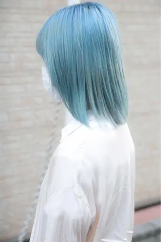 ミディアム カラー トップスタイリスト 小澤純一のヘアスタイル