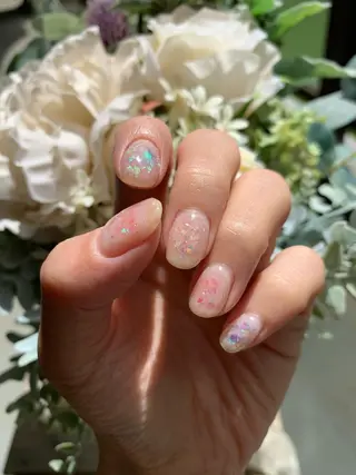 ミディアム ネイル honey meeのネイルデザイン