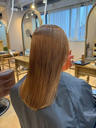 セミロング 髪質改善×ケアブリー チ特化【ケンタ】のヘアスタイル