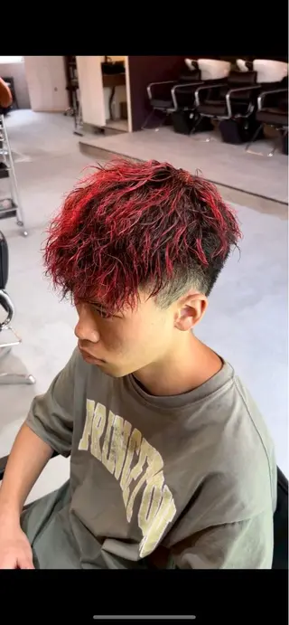 カラー メンズ 石川 歳也のヘアスタイル