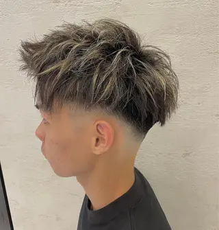 ショート カラー メンズ 竹田 京人のヘアスタイル