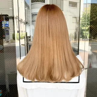 セミロング カラー HairDesign Azurのヘアスタイル