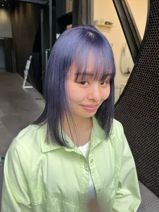 セミロング MIZUKI 〰️🤍のヘアスタイル