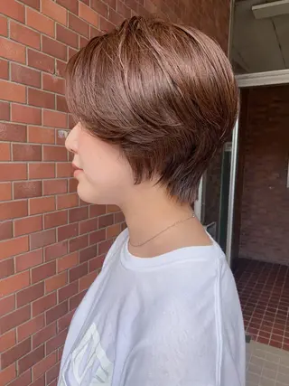 ショート 丹羽大喜 縮毛矯正/美髪矯正のヘアスタイル